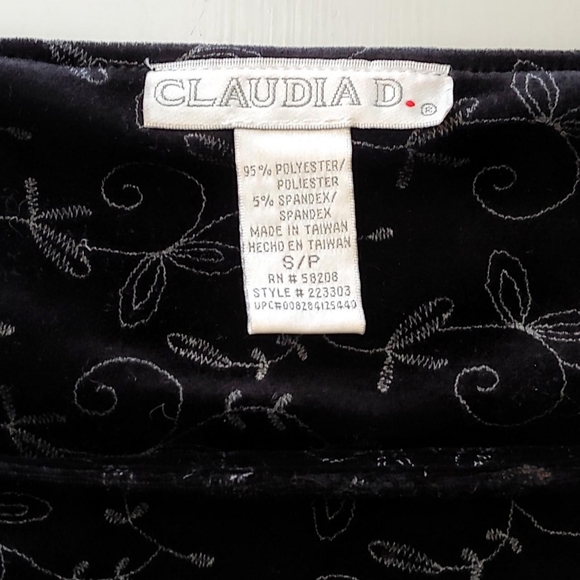 SOLD 90s vintage velvet maxi dress - Picture 3 of 4